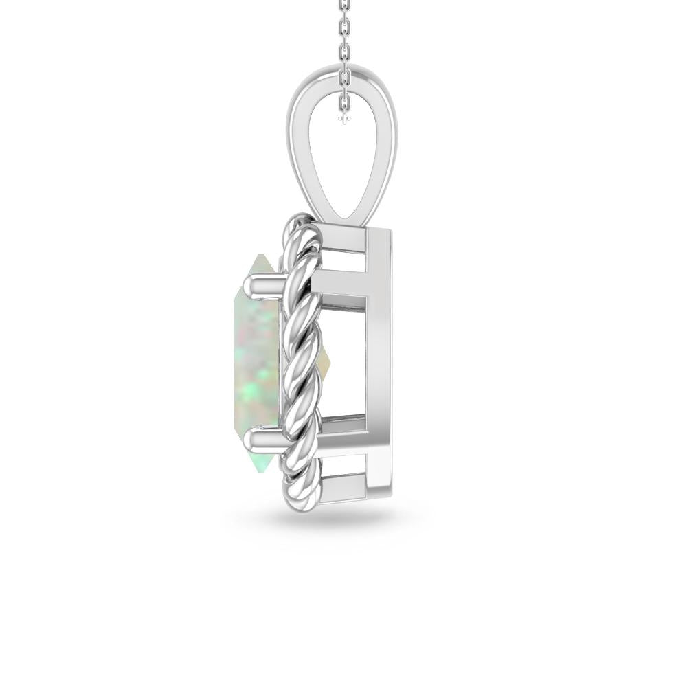 White Gold - Opal