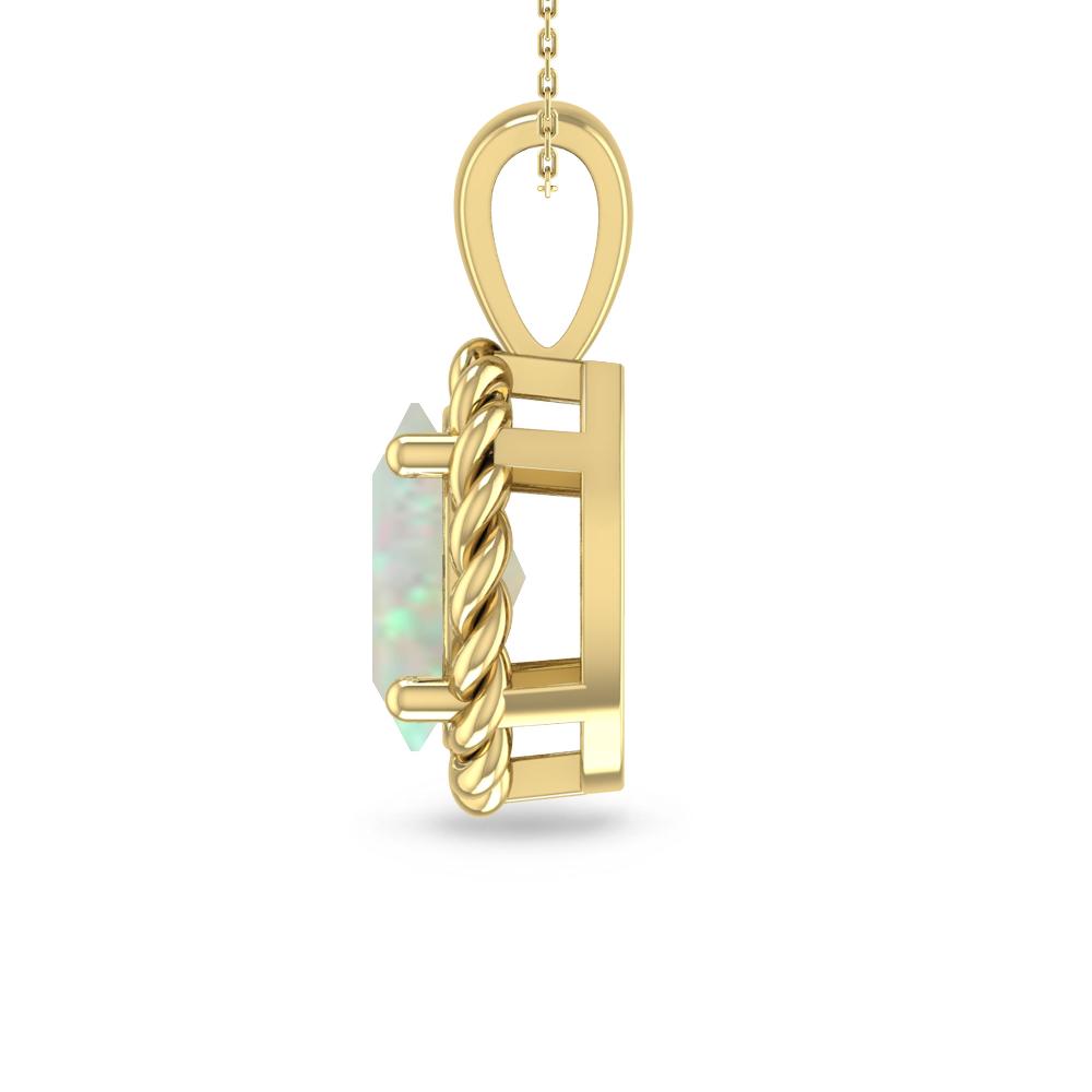 Yellow Gold - Opal