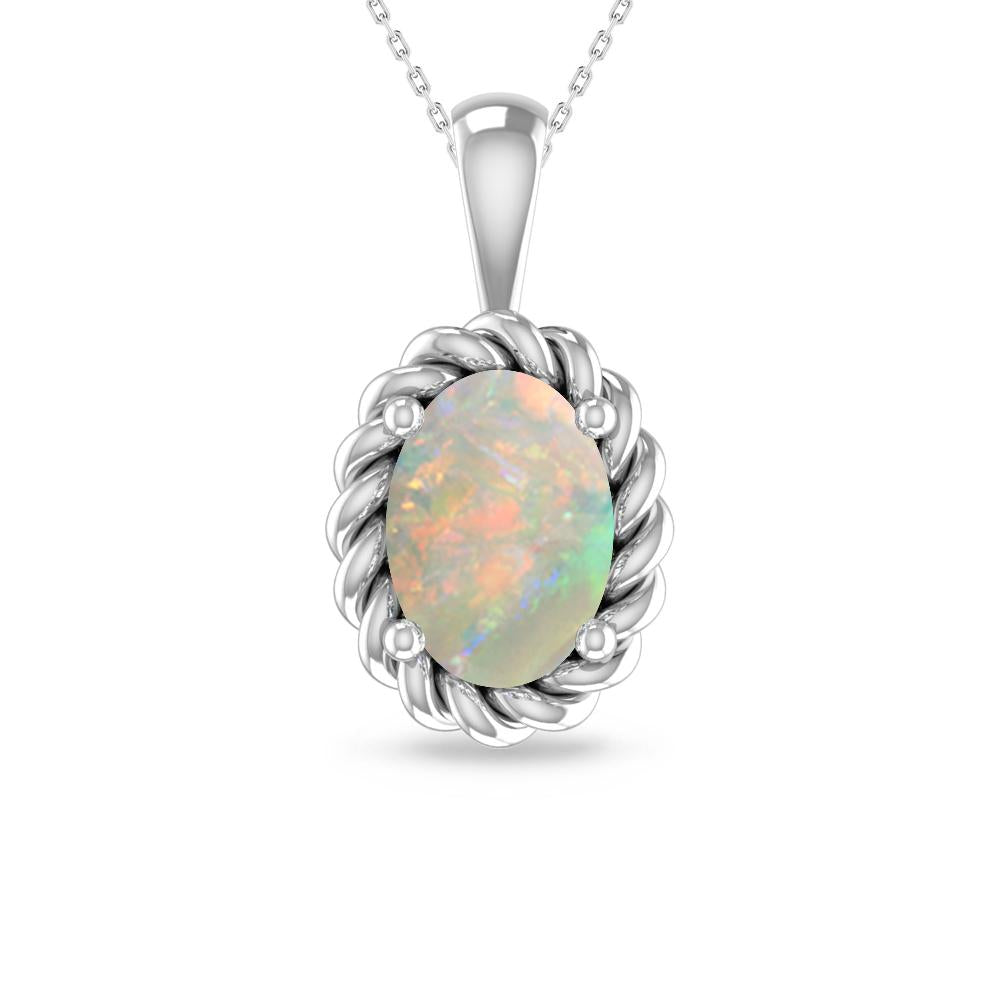 White Gold - Opal