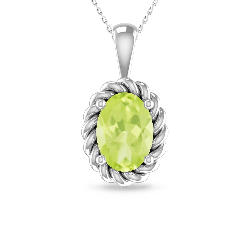 White Gold - Peridot