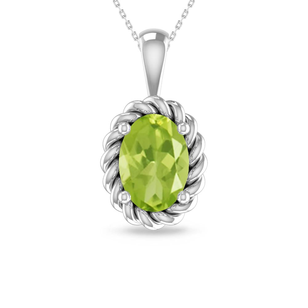 White Gold - Peridot