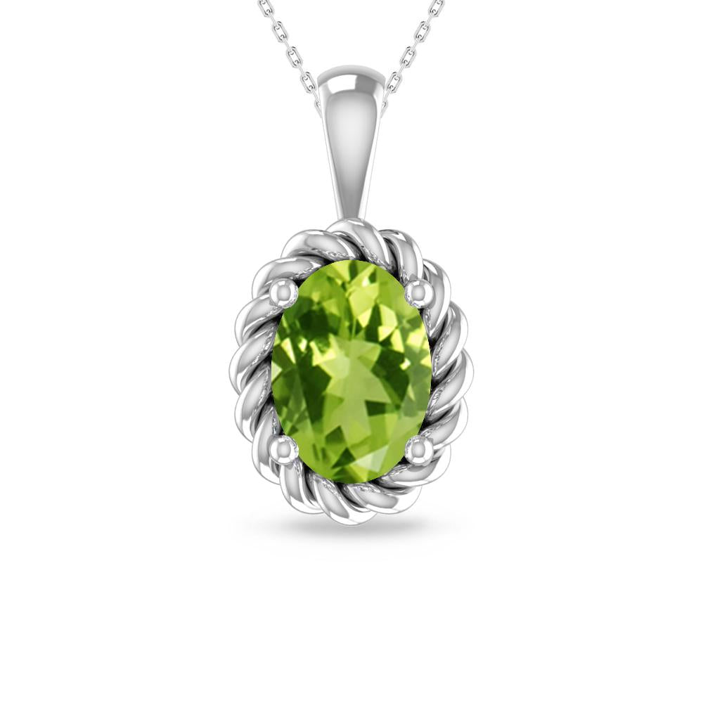 White Gold - Peridot