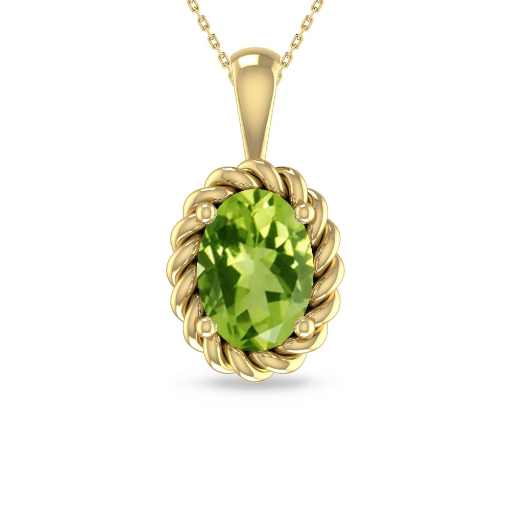 Yellow Gold - Peridot