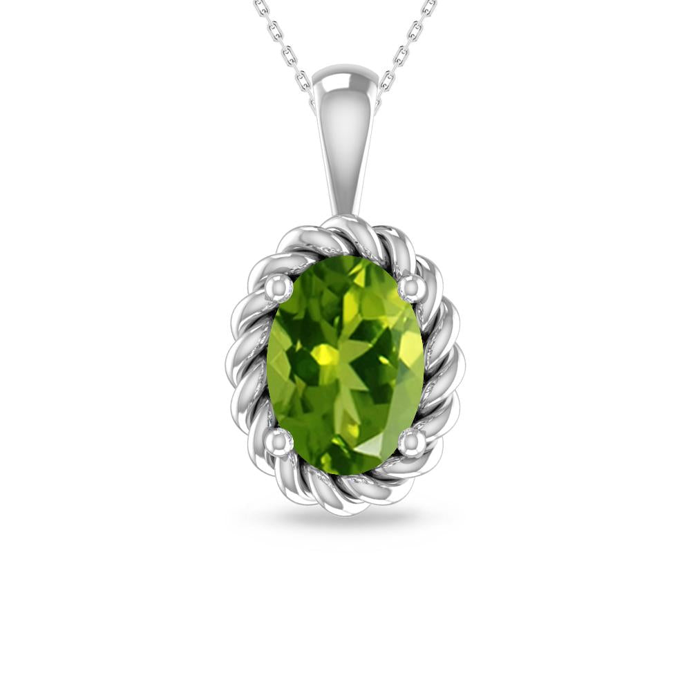 White Gold - Peridot