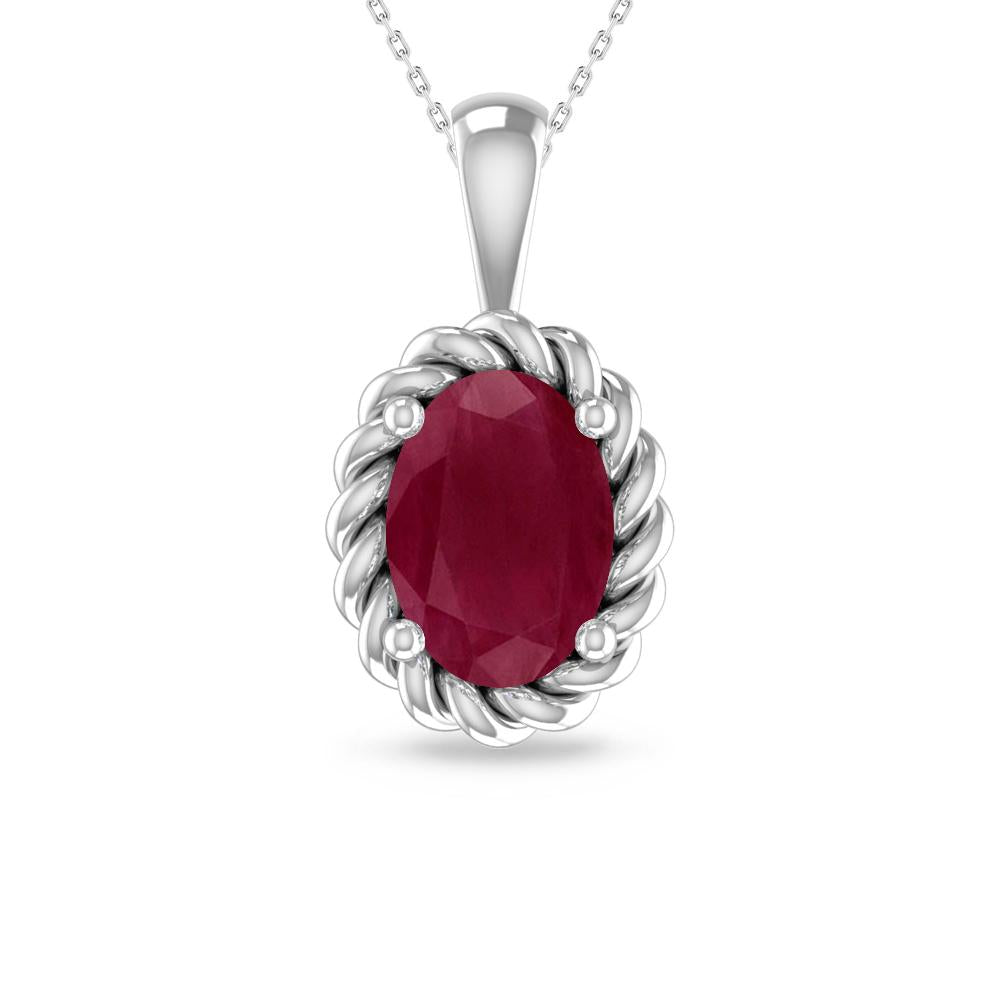 White Gold - Ruby