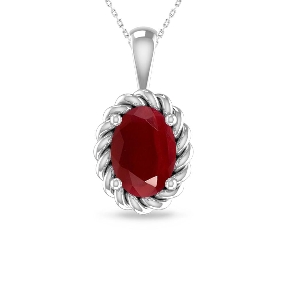 White Gold - Ruby