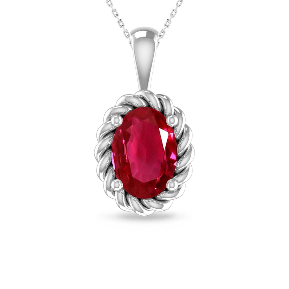 White Gold - Ruby