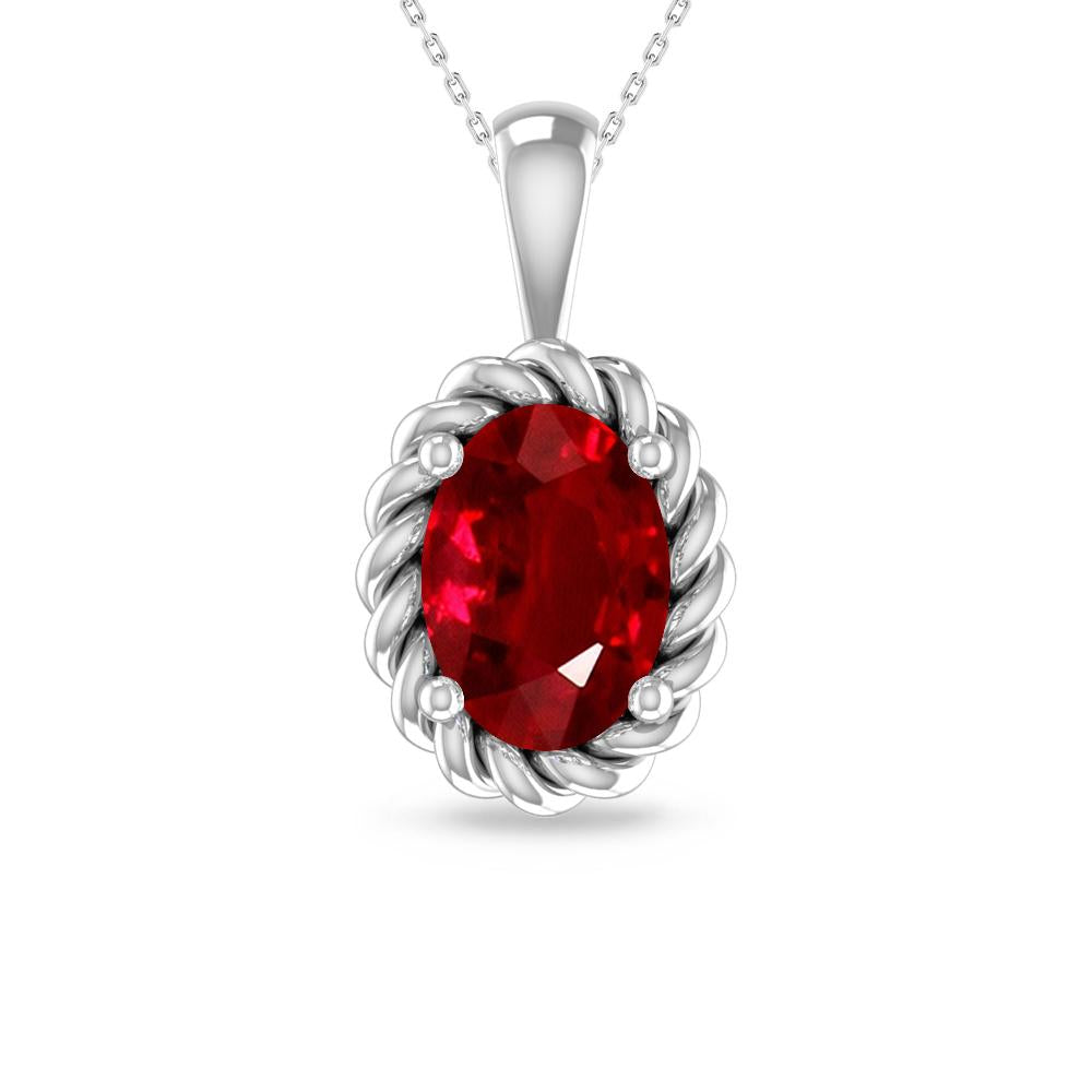 White Gold - Ruby