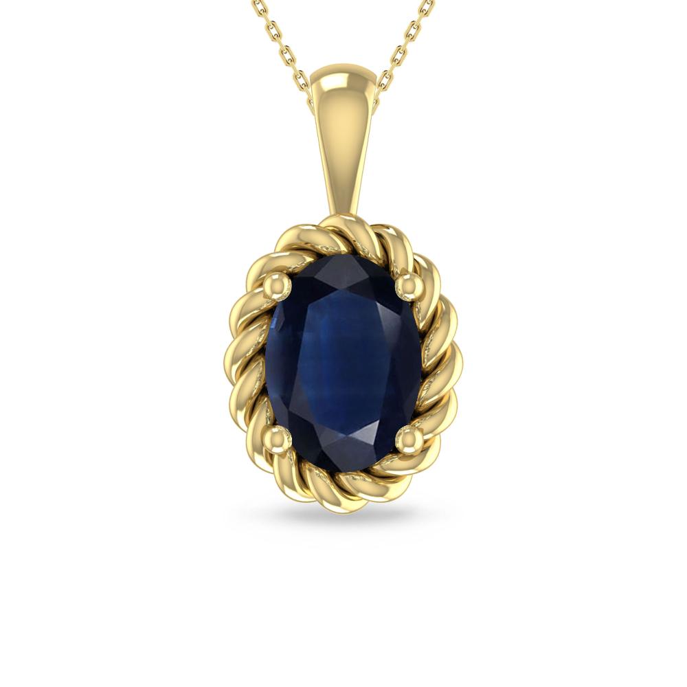 Yellow Gold - Sapphire