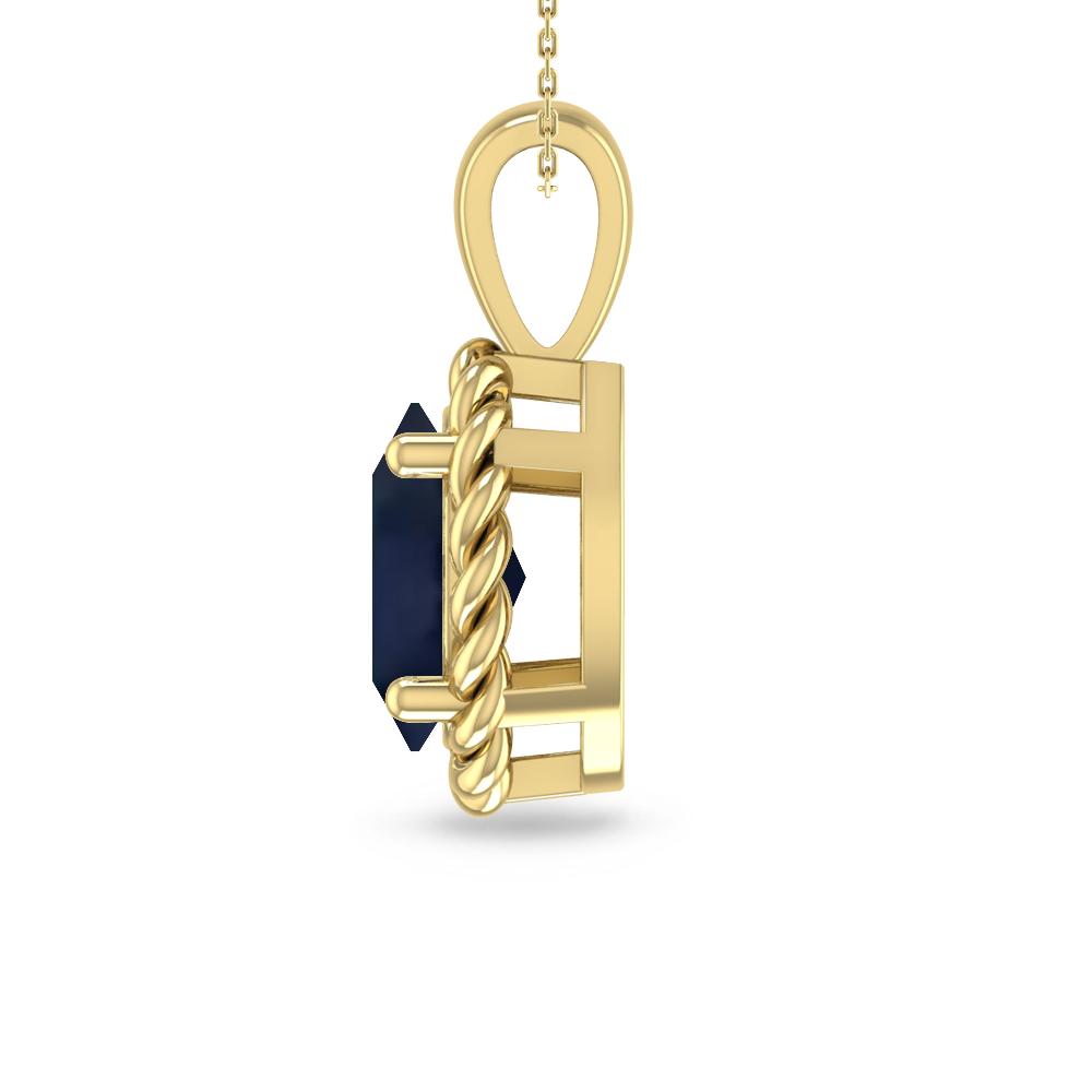 Yellow Gold - Sapphire