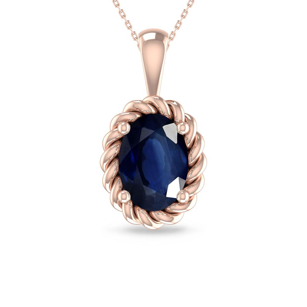 Rose Gold - Sapphire
