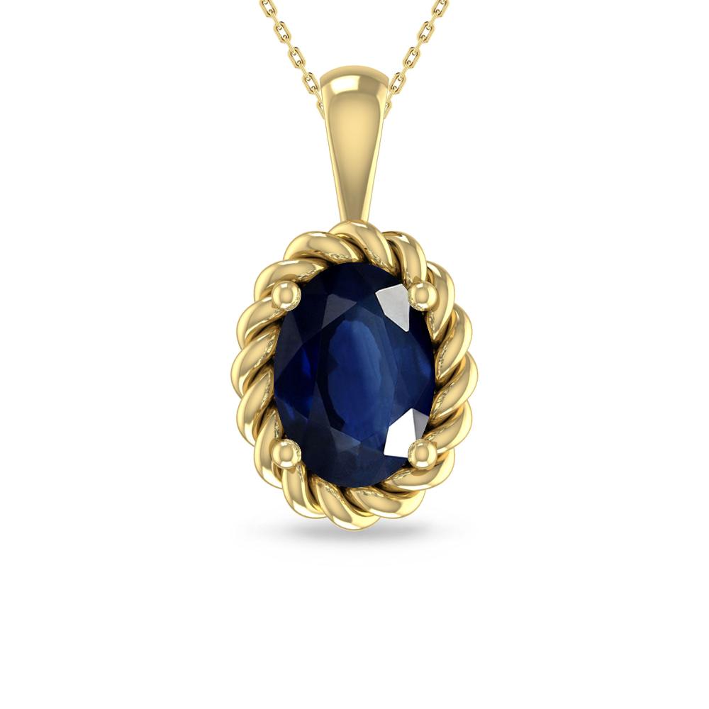 Yellow Gold - Sapphire