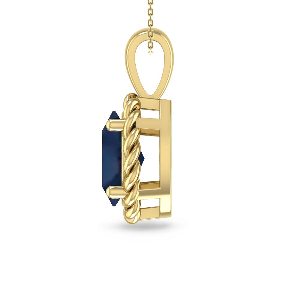 Yellow Gold - Sapphire