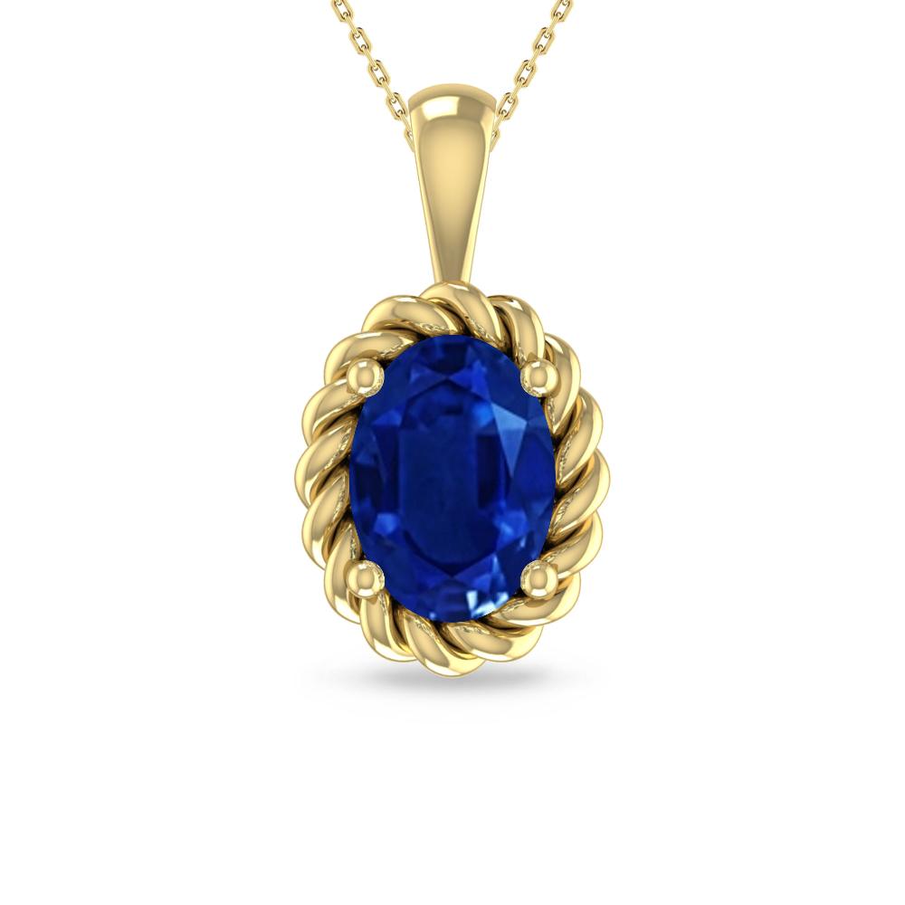 Yellow Gold - Sapphire