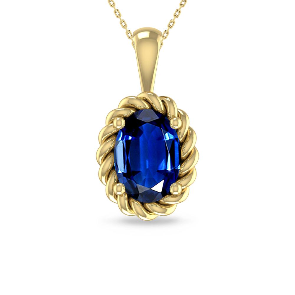 Yellow Gold - Sapphire