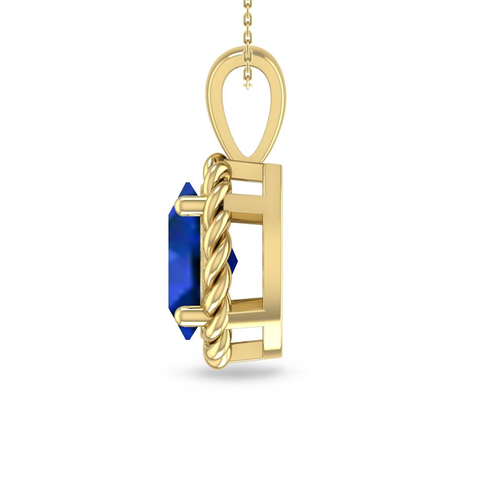 Yellow Gold - Sapphire