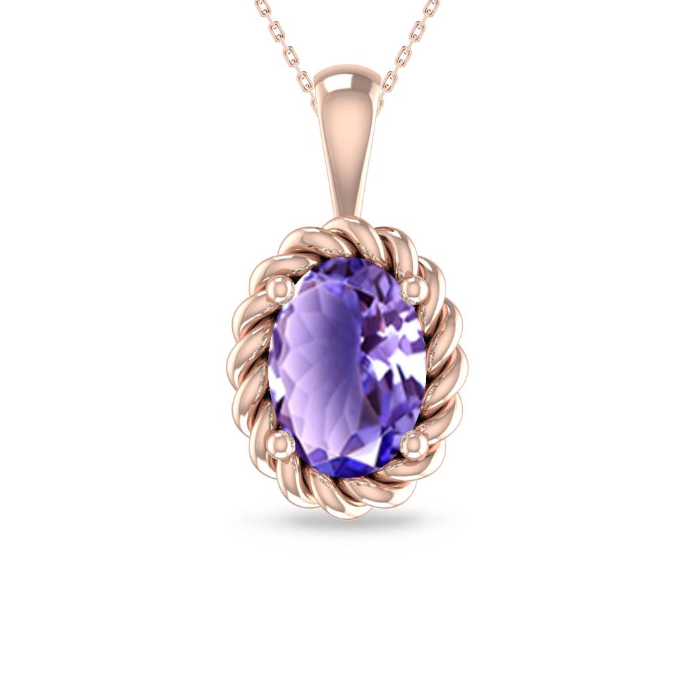 Rose Gold - Tanzanite