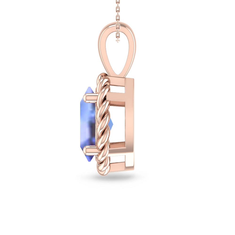 Rose Gold - Tanzanite