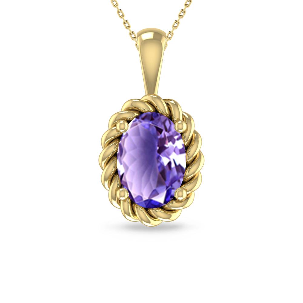 Yellow Gold - Tanzanite