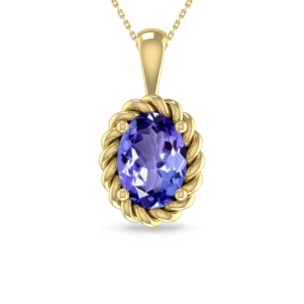 Yellow Gold - Tanzanite