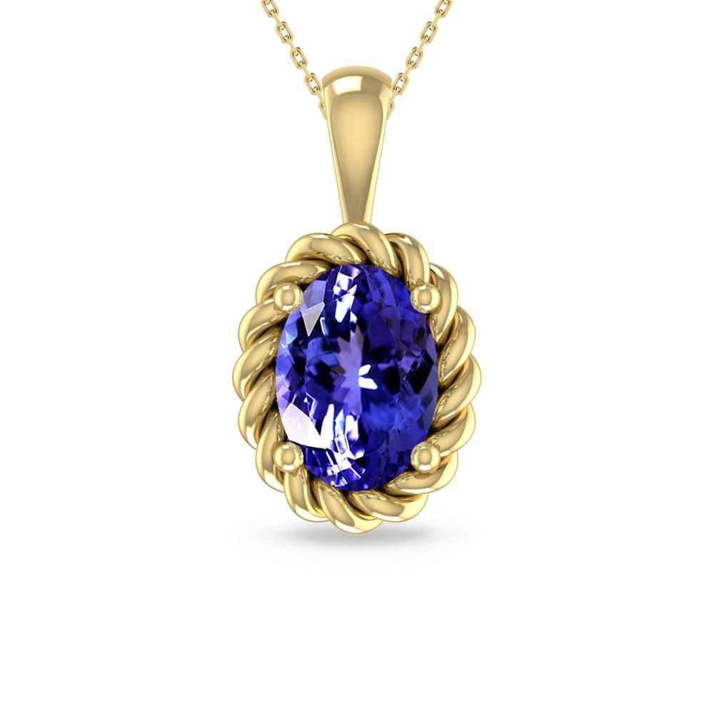 Yellow Gold - Tanzanite