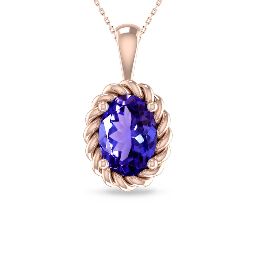 Rose Gold - Tanzanite