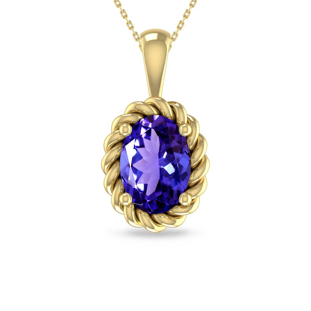 Yellow Gold - Tanzanite