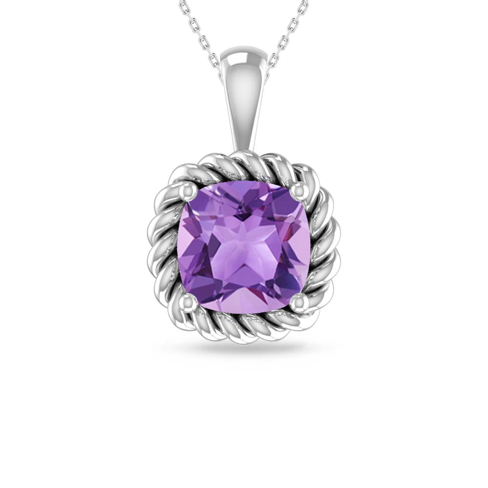 White Gold - Amethyst