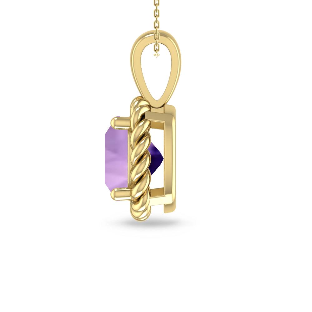 Yellow Gold - Amethyst