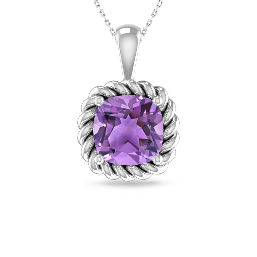 White Gold - Amethyst
