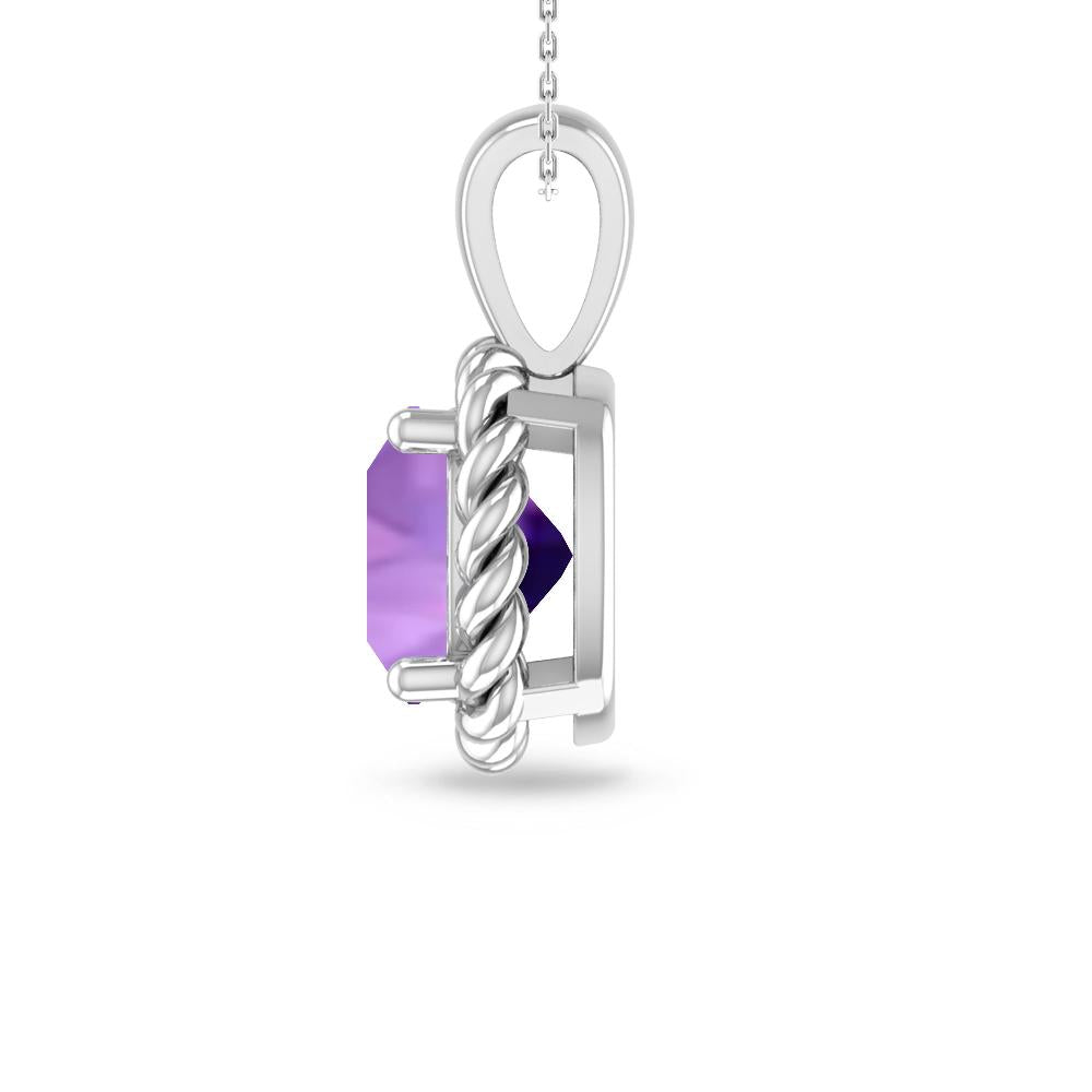 White Gold - Amethyst