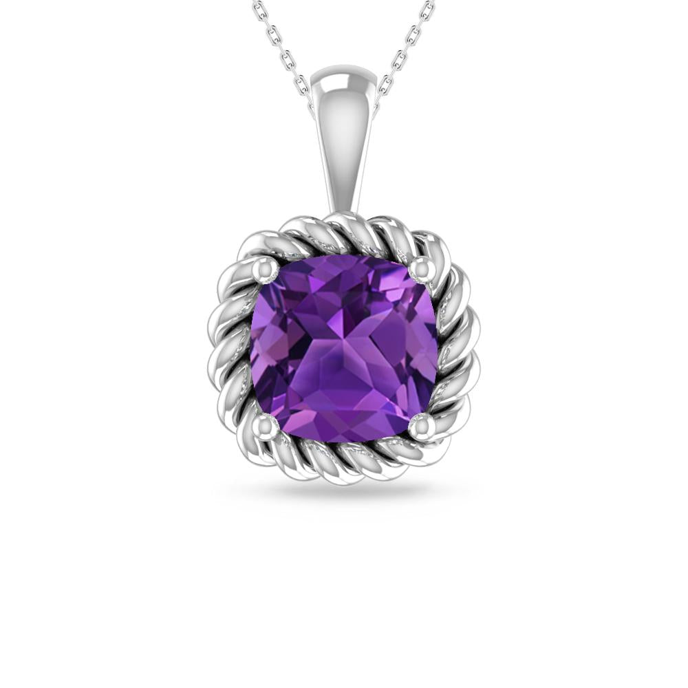 White Gold - Amethyst