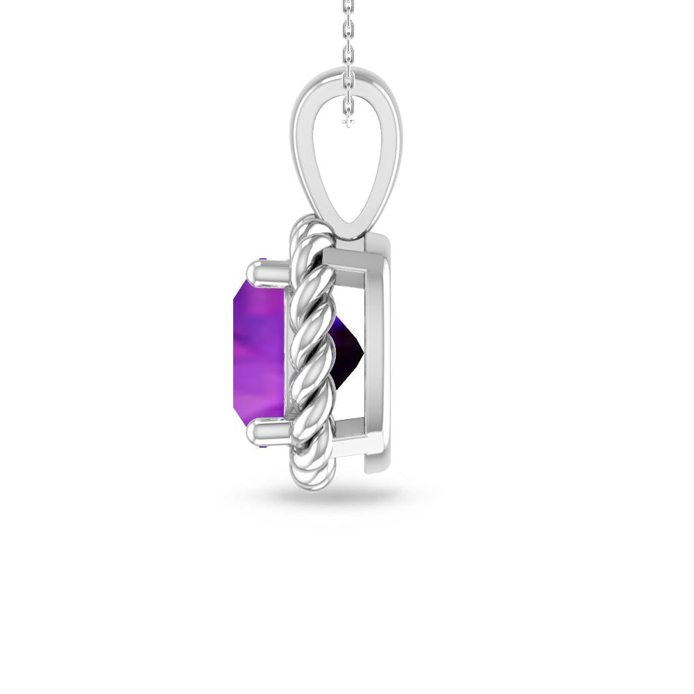 White Gold - Amethyst