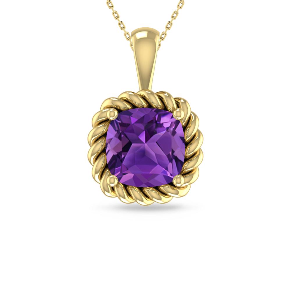 Yellow Gold - Amethyst