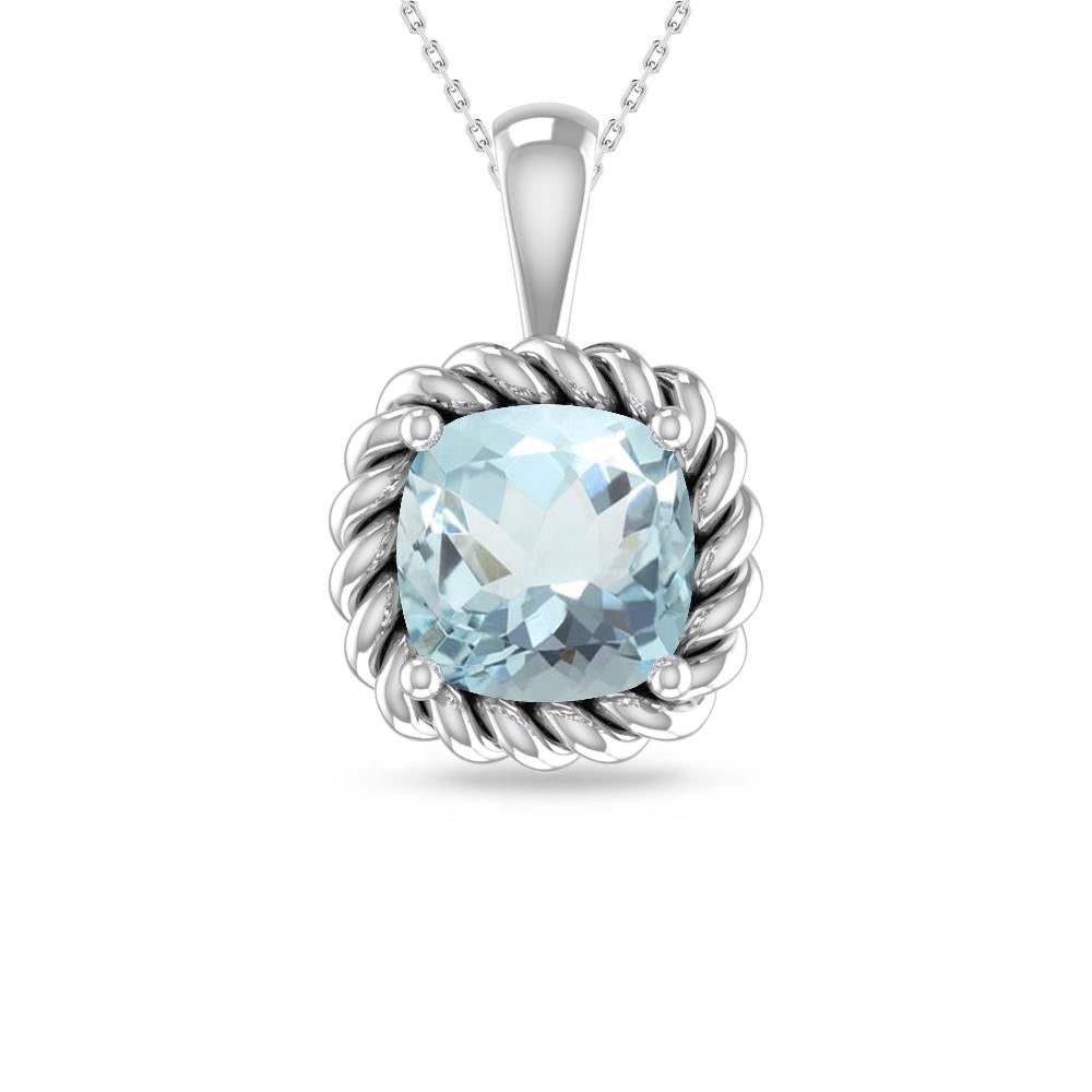 White Gold - Aquamarine