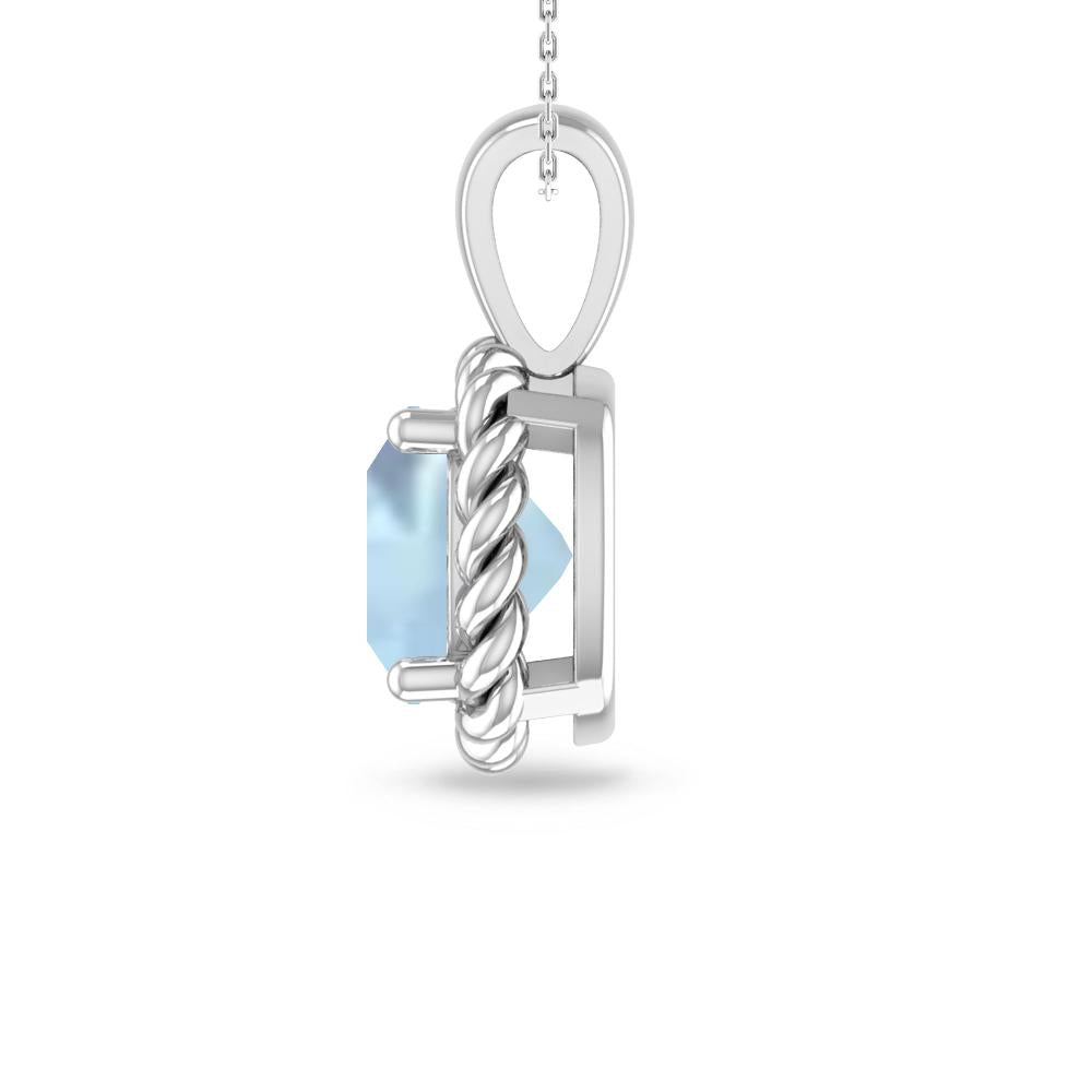 White Gold - Aquamarine