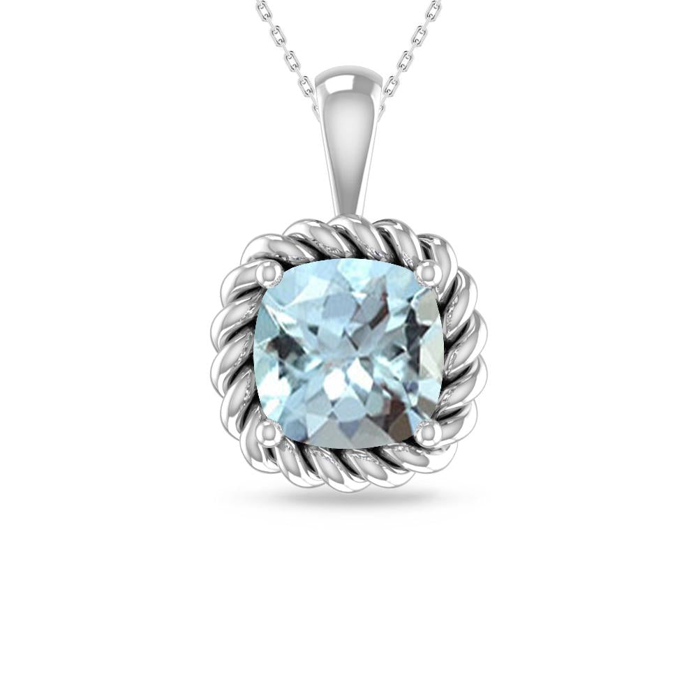 White Gold - Aquamarine