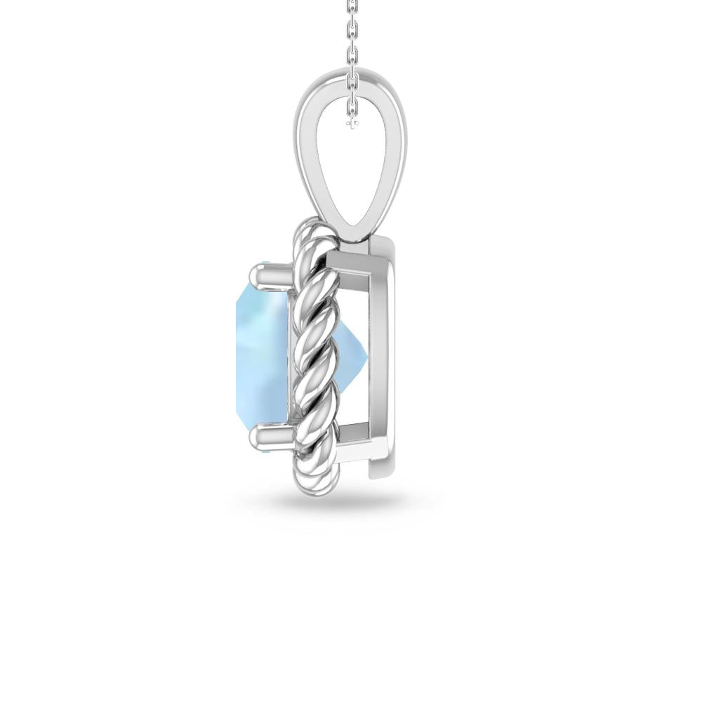 White Gold - Aquamarine