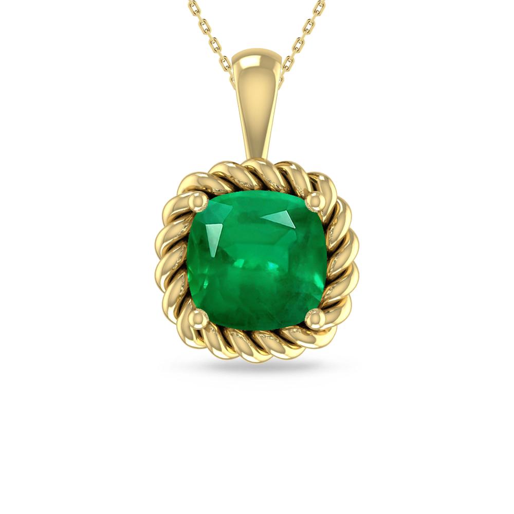 Yellow Gold - Emerald