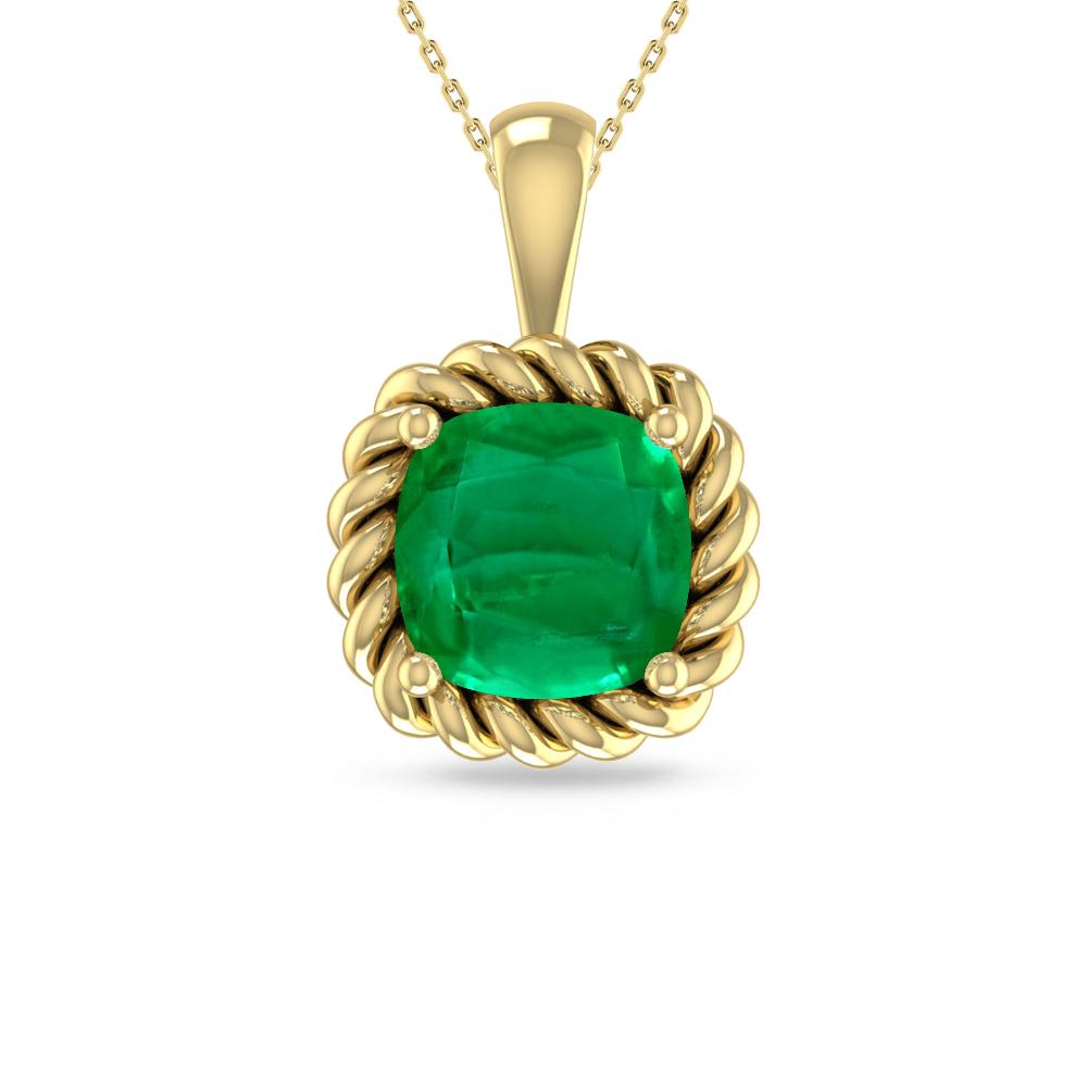 Yellow Gold - Emerald