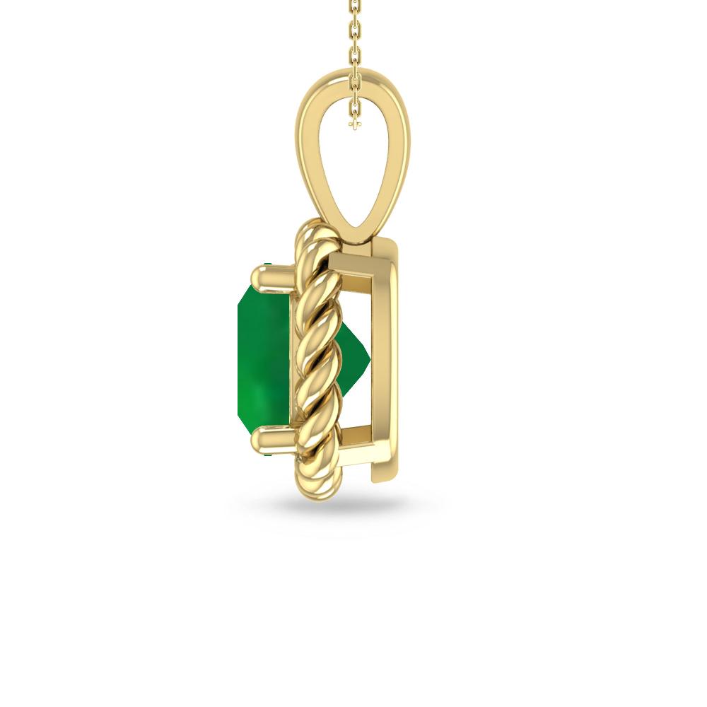 Yellow Gold - Emerald