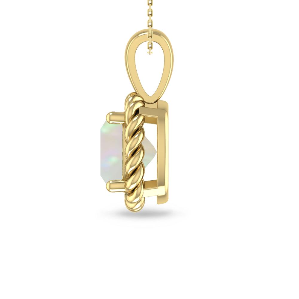 Yellow Gold - Opal