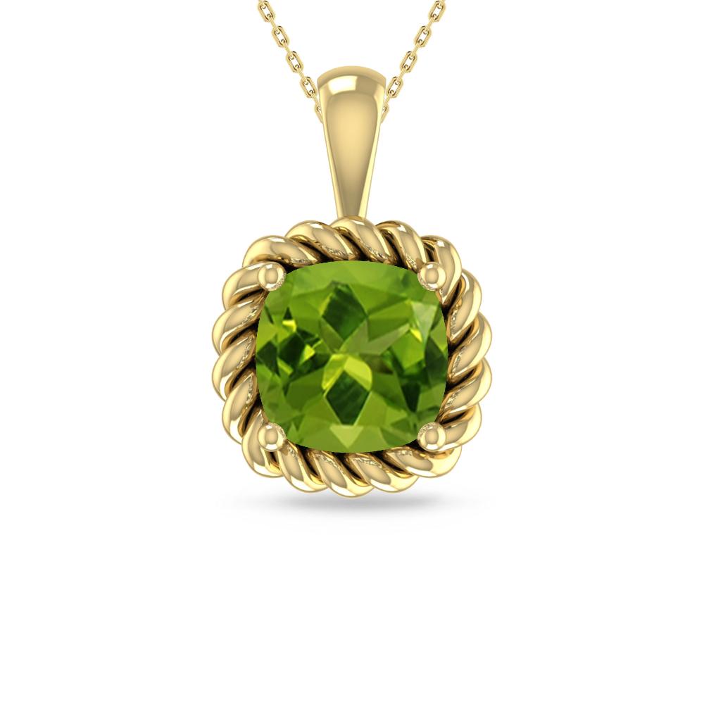 Yellow Gold - Peridot