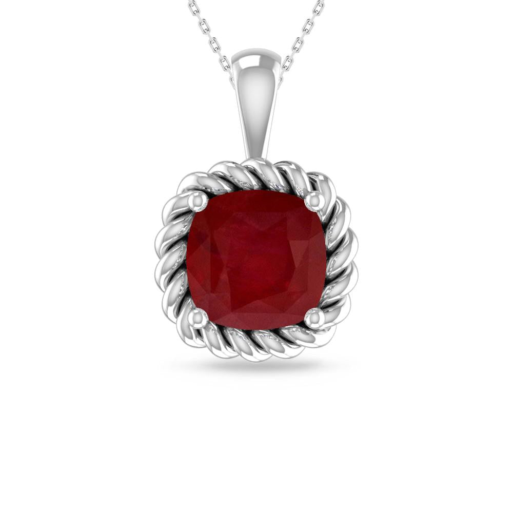 White Gold - Ruby