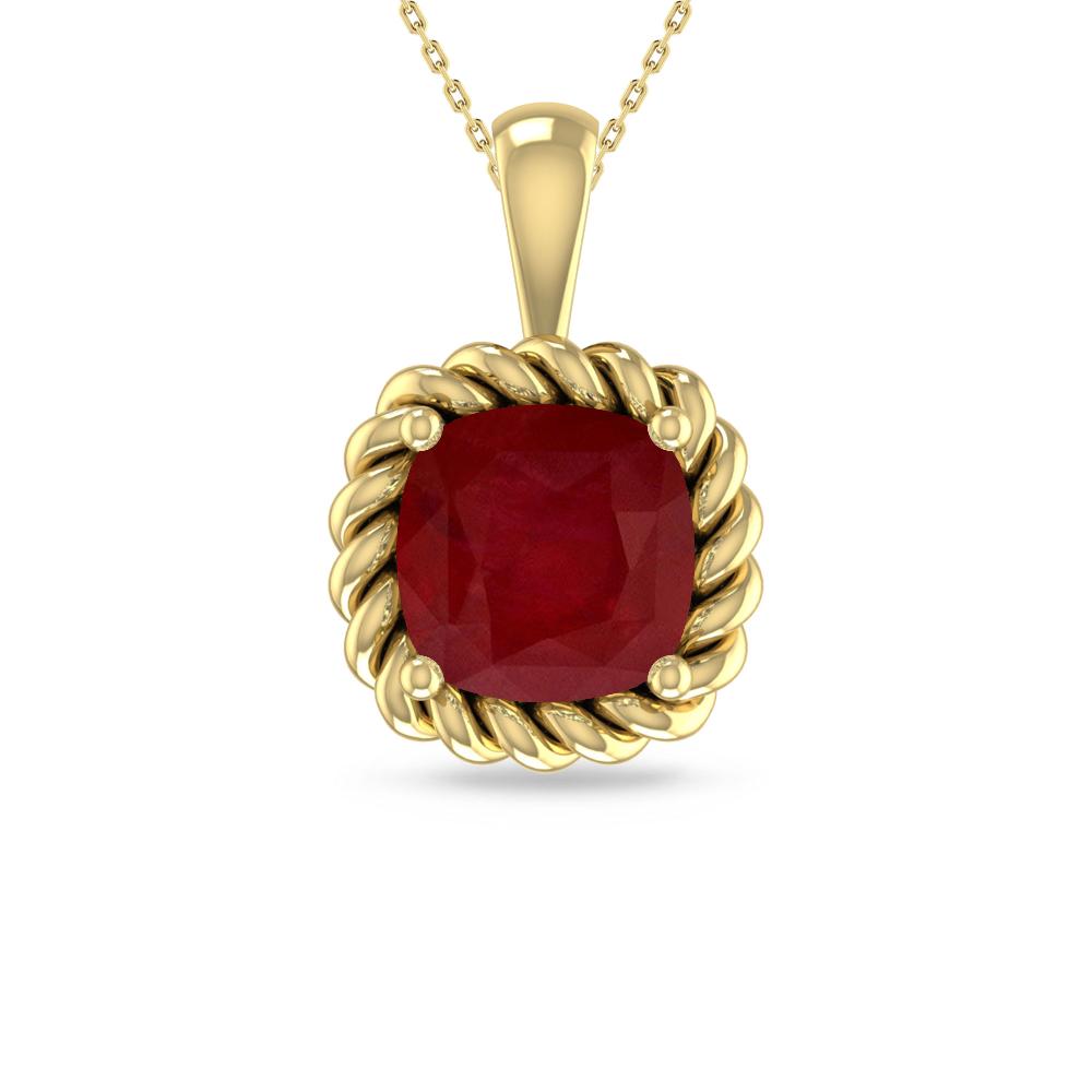 Yellow Gold - Ruby