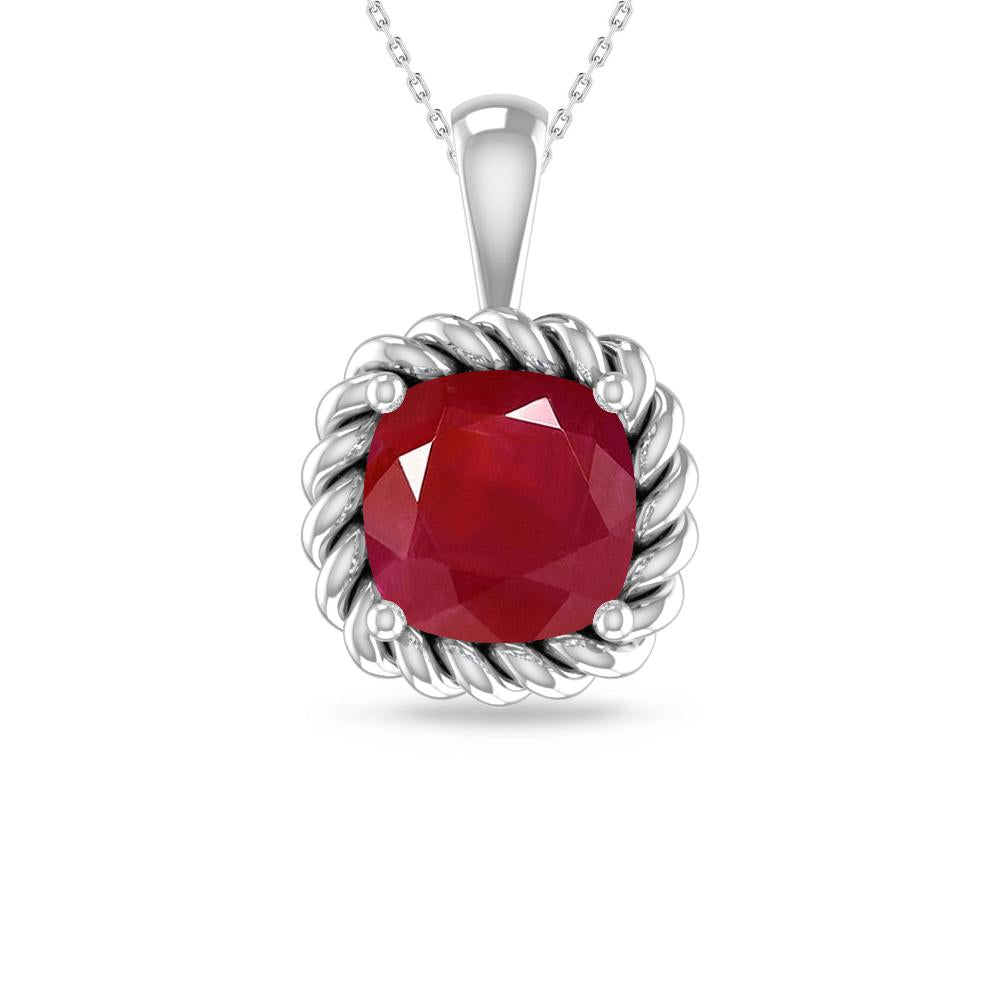 White Gold - Ruby
