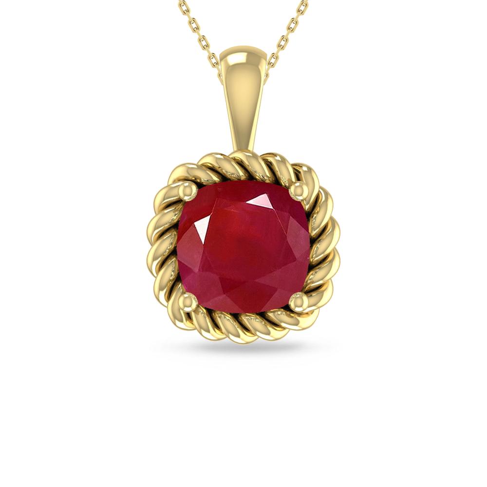 Yellow Gold - Ruby