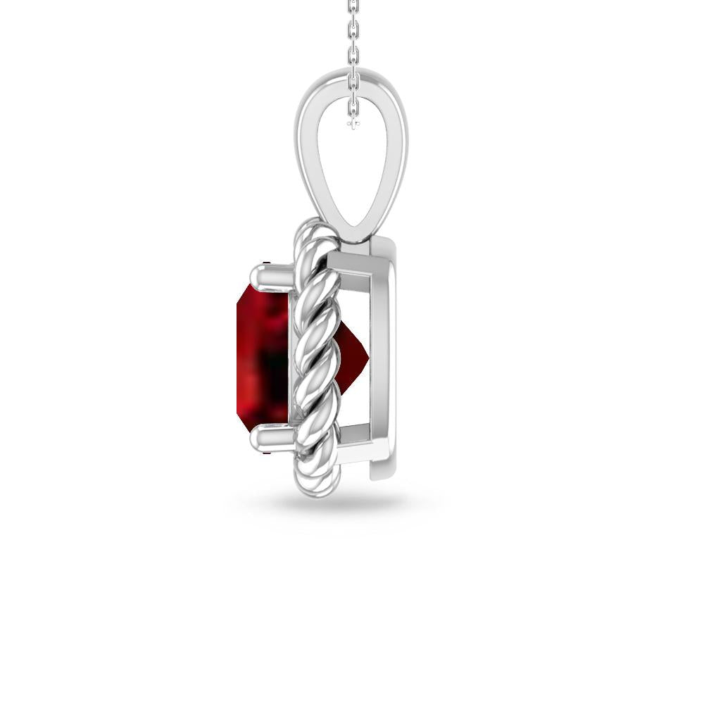 White Gold - Ruby