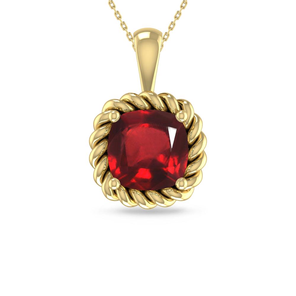 Yellow Gold - Ruby