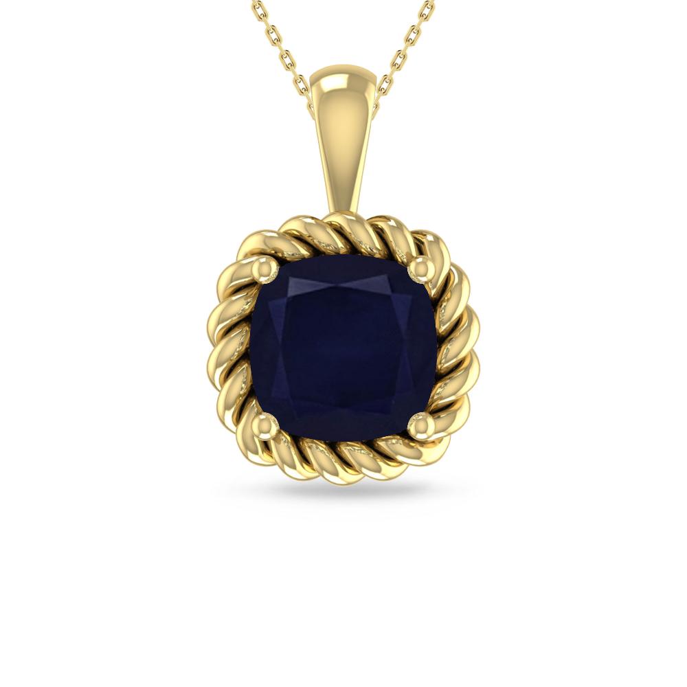 Yellow Gold - Sapphire
